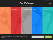 Tablet Screenshot of luv2dance.com